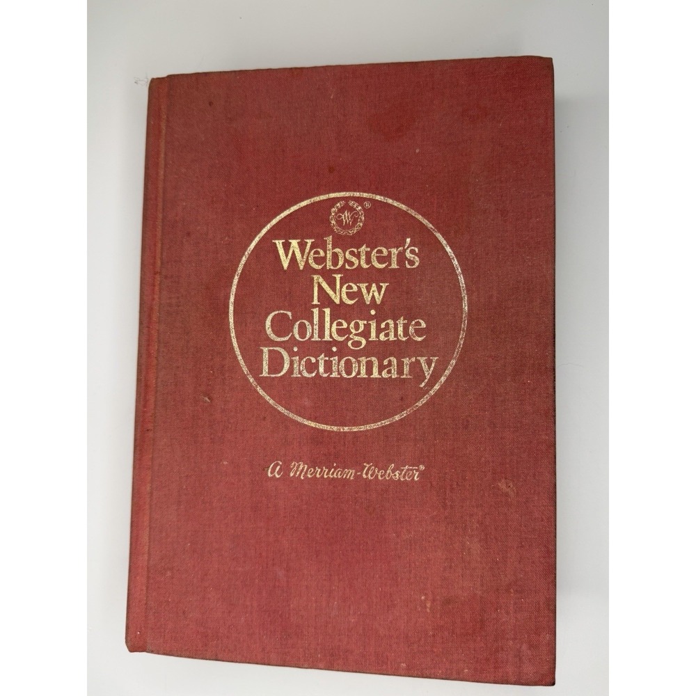 Webster's New Collegiate Dictionary Hardcover G. & C. Merriam Company Red